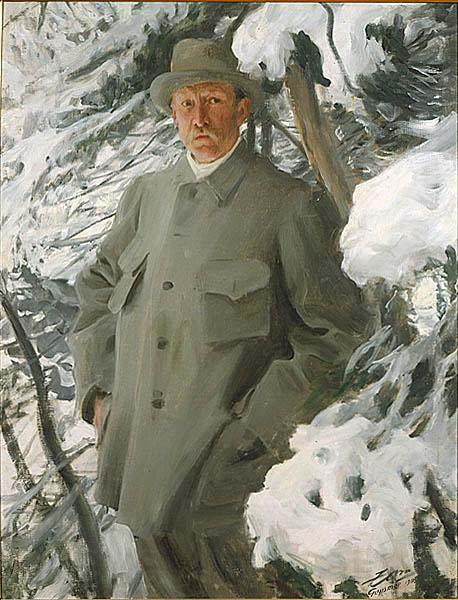 Anders Zorn The Painter Bruno Liljefors, France oil painting art